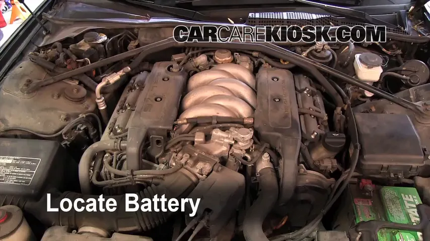 1993 Acura Legend L 3.2L V6 Sedan (4 Door) Battery Replace